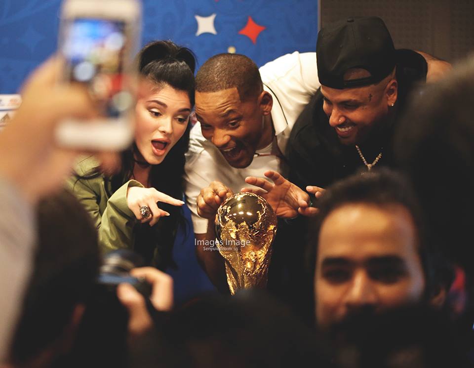 Will Smith arrives in Russia ahead of Sundays World Cup finale1