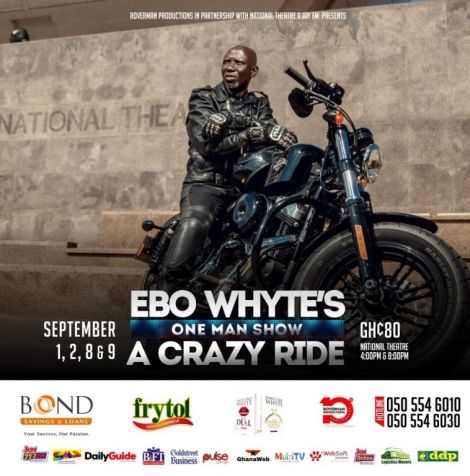 Uncle Ebo Whyte thrills patrons with his one man show