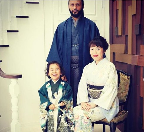 Photos: See Wanlov Kubolor's Japanese wife and son.