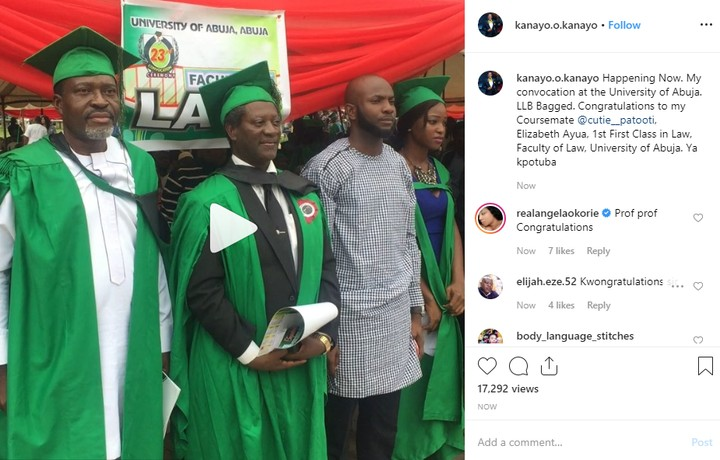 Watch: Nollywood Actor Kanayo O. Kanayo bags Degree in Law