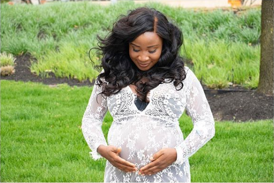 Photos: Naa Ashorkor welcomes baby number two, shares beautiful maternity shoot photos