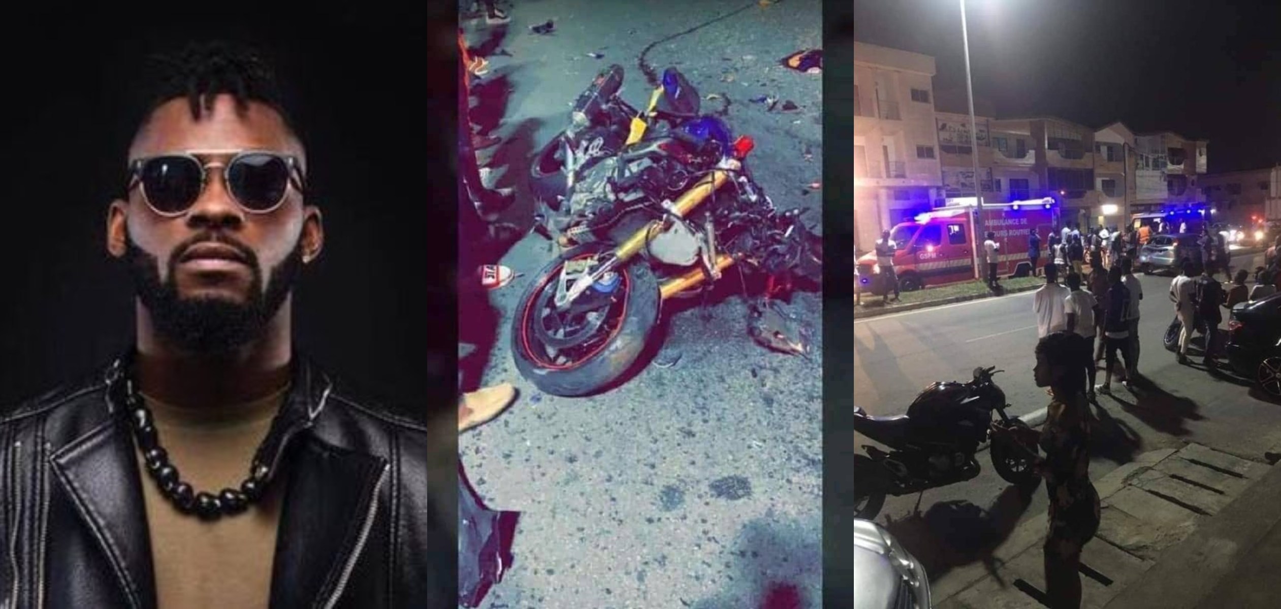 Watch: CCTV footage shows how DJ Arafat’s accident occurred