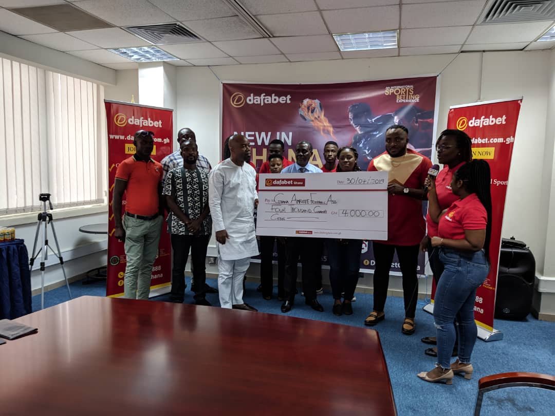 DKB And Dafabet Donate GHC4,000 To Ghana Amputee Football Association