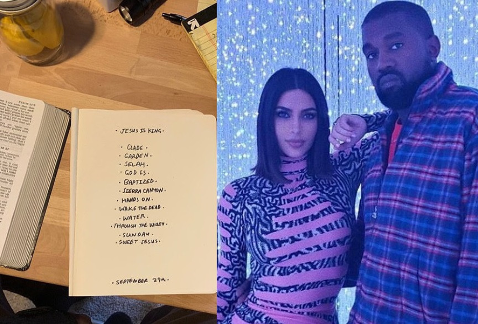 Kim Kardashian announces Kanye West's ninth-studio album, 'Jesus Is King' and posts tracklist