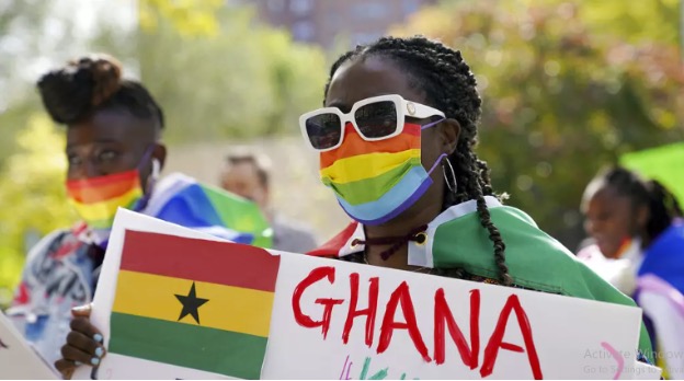 Wilhemina Nyarko attends a rally against a controversial bill being proposed in Ghana's parliament Credit: africanews