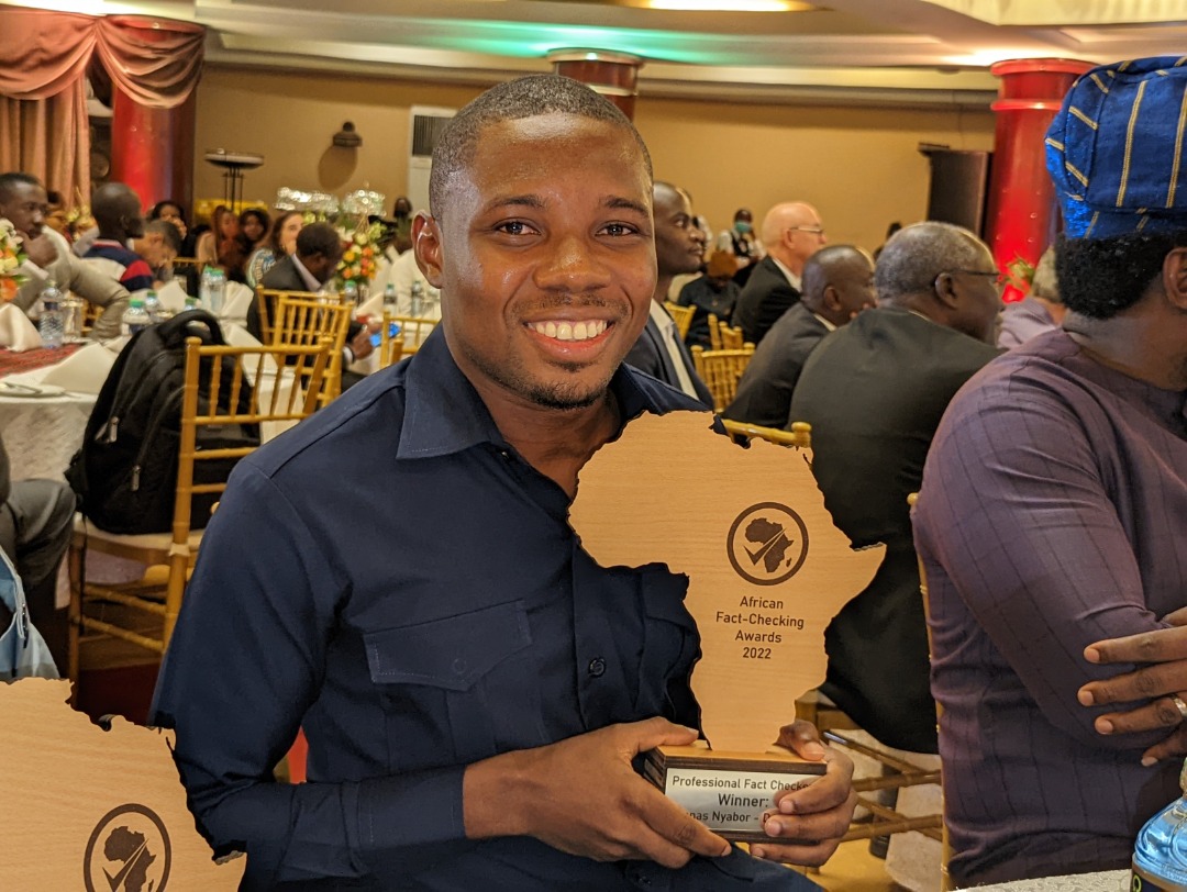 Ghana's Jonas Nyabor nominated for 2022 Africa fact-checking awards