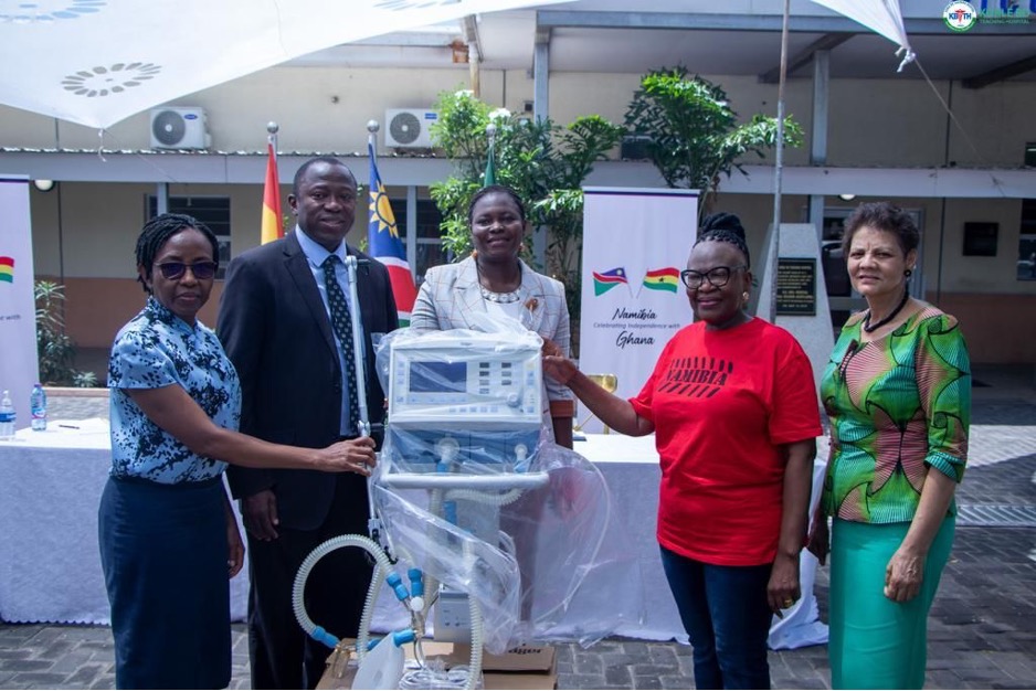 Namibia High Commission donates ventilator to Paediatric Intensive Care Unit of Korle Bu