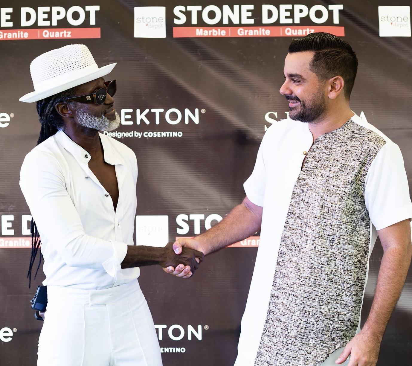 Stone Depot opens first showroom and unveils Reggie Rockstone as Brand Ambassador