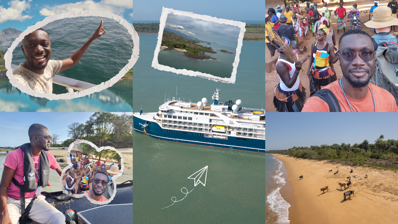 West Africa on a luxury cruise ship