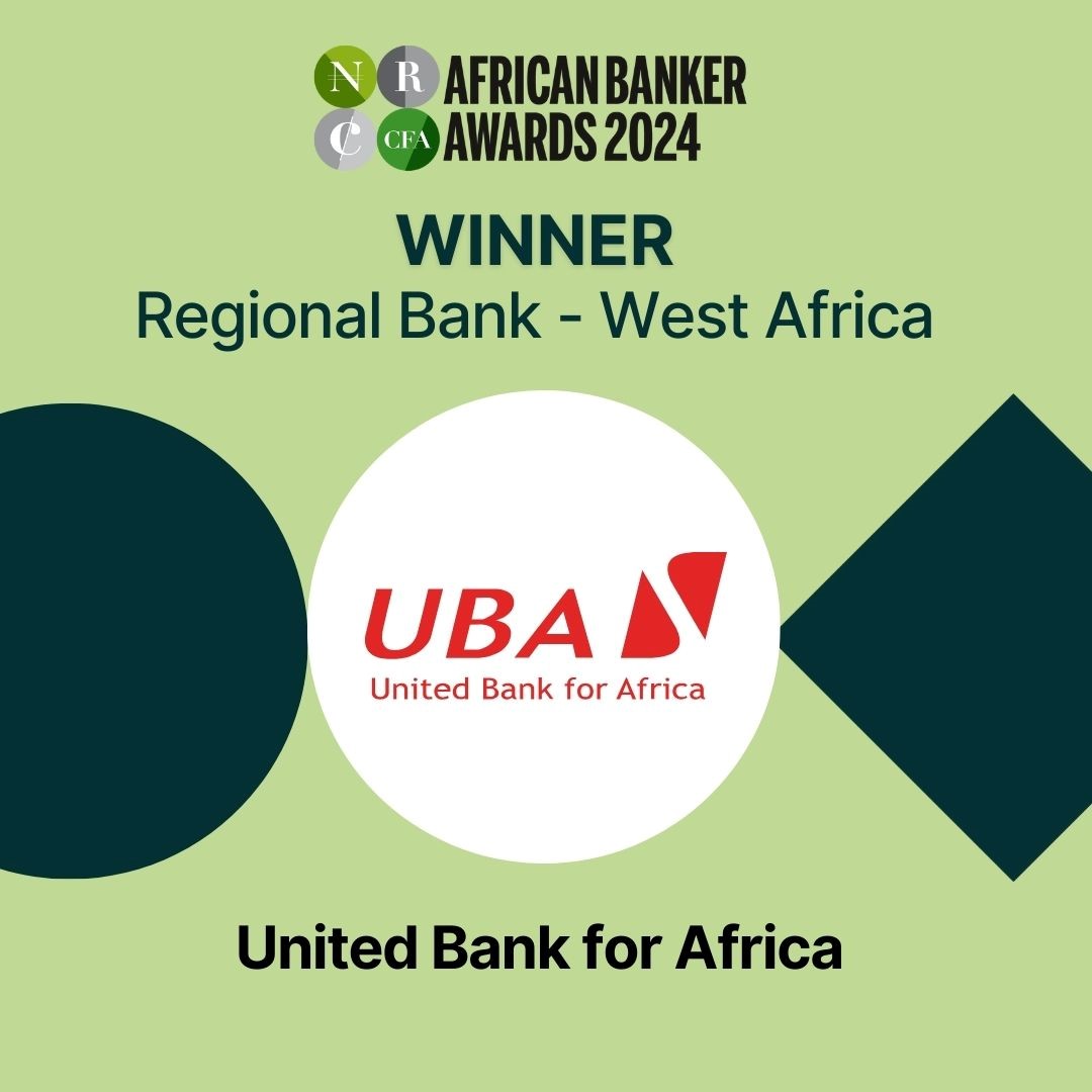 UBA Emerges Best Regional Bank - West Africa at African Banker Awards 2024
