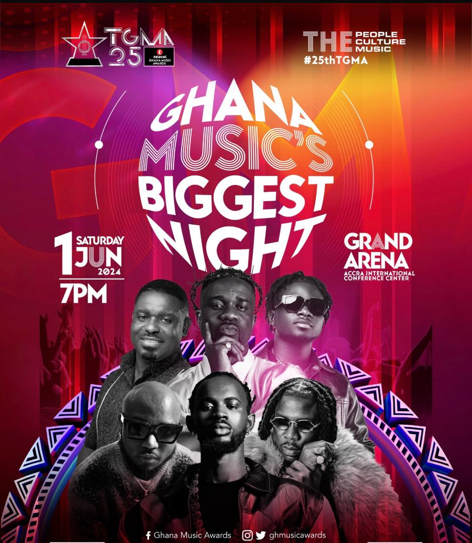 The 25th Telecel Ghana Music Awards Night is here!! Ready?