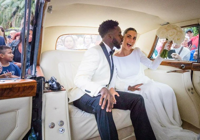 PHOTOS from the wedding of Ghanaian football star, Inaki Williams and Patricia Morales